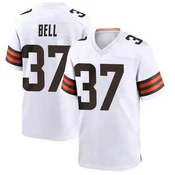 Nike D'Anthony Bell Youth Game Cleveland Browns White Jersey