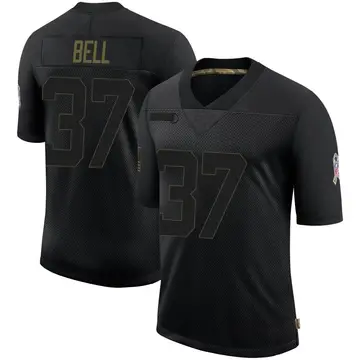 Nike D'Anthony Bell Youth Limited Cleveland Browns Black 2020 Salute To Service Jersey
