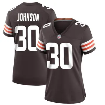 Nike D'Ernest Johnson Women's Game Cleveland Browns Brown Team Color Jersey