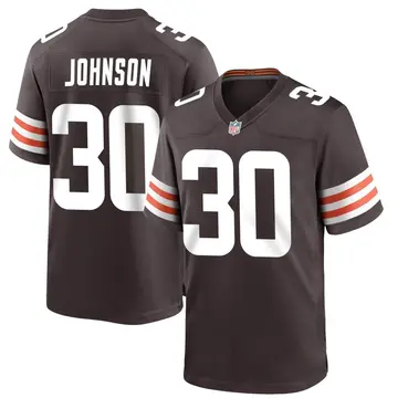 Nike D'Ernest Johnson Youth Game Cleveland Browns Brown Team Color Jersey