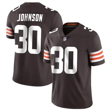 Nike D'Ernest Johnson Youth Limited Cleveland Browns Brown Team Color Vapor Untouchable Jersey