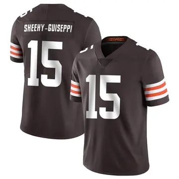 Nike Damon Sheehy-Guiseppi Men's Limited Cleveland Browns Brown Team Color Vapor Untouchable Jersey