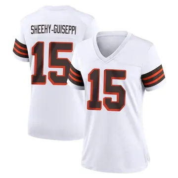 Nike Damon Sheehy-Guiseppi Women's Game Cleveland Browns White 1946 Collection Alternate Jersey
