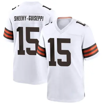 Nike Damon Sheehy-Guiseppi Youth Game Cleveland Browns White Jersey