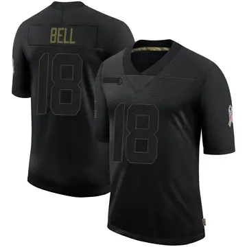Nike David Bell Youth Limited Cleveland Browns Black 2020 Salute To Service Jersey