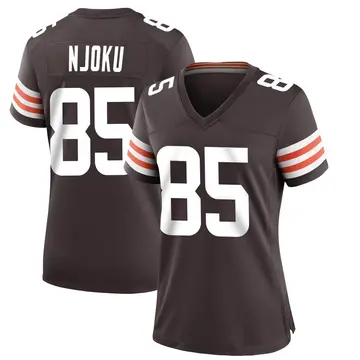 Nike David Njoku Women's Game Cleveland Browns Brown Team Color Jersey