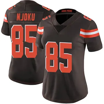 Nike David Njoku Women's Limited Cleveland Browns Brown Team Color Vapor Untouchable Jersey