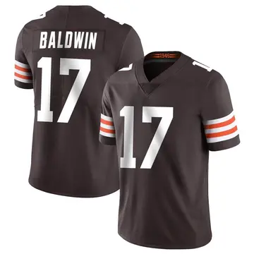 Nike Daylen Baldwin Men's Limited Cleveland Browns Brown Team Color Vapor Untouchable Jersey