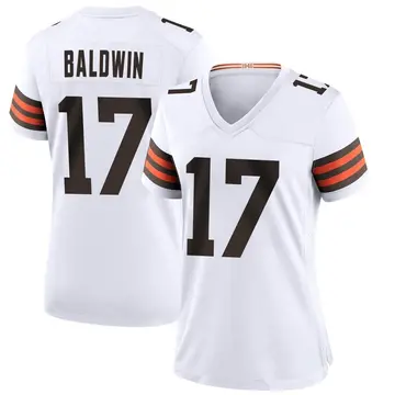 Nike Daylen Baldwin Women's Game Cleveland Browns White Jersey