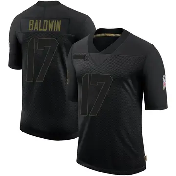 Nike Daylen Baldwin Youth Limited Cleveland Browns Black 2020 Salute To Service Jersey