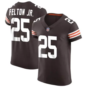 Nike Demetric Felton Jr. Men's Elite Cleveland Browns Brown Vapor Jersey