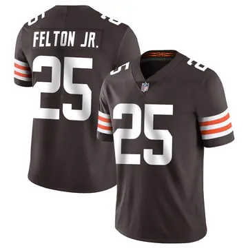 Nike Demetric Felton Jr. Men's Limited Cleveland Browns Brown Team Color Vapor Untouchable Jersey