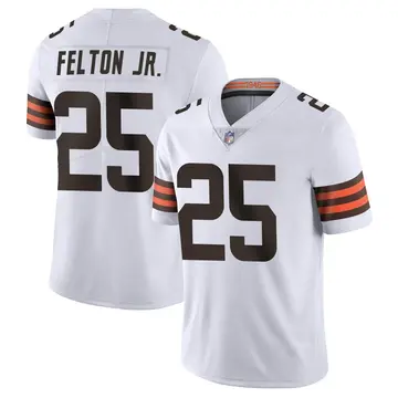 Nike Demetric Felton Jr. Men's Limited Cleveland Browns White Vapor Untouchable Jersey