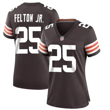 Nike Demetric Felton Jr. Women's Game Cleveland Browns Brown Team Color Jersey