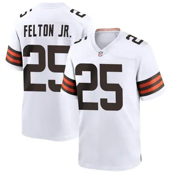 Nike Demetric Felton Jr. Youth Game Cleveland Browns White Jersey