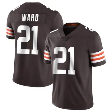 Nike Denzel Ward Men's Limited Cleveland Browns Brown Team Color Vapor Untouchable Jersey