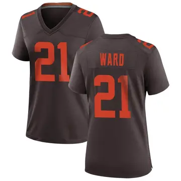Nike Denzel Ward Women's Game Cleveland Browns Brown Alternate Jersey