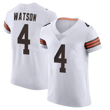 Nike Deshaun Watson Men's Elite Cleveland Browns White Vapor Jersey