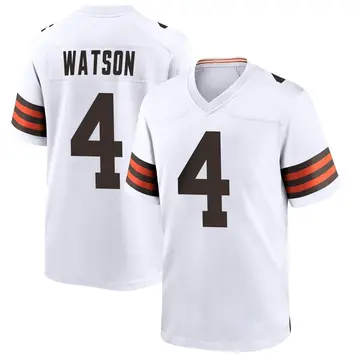 Nike Deshaun Watson Men's Game Cleveland Browns White Jersey
