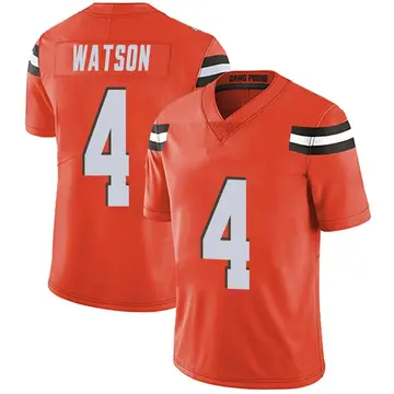 Nike Deshaun Watson Men's Limited Cleveland Browns Orange Alternate Vapor Untouchable Jersey