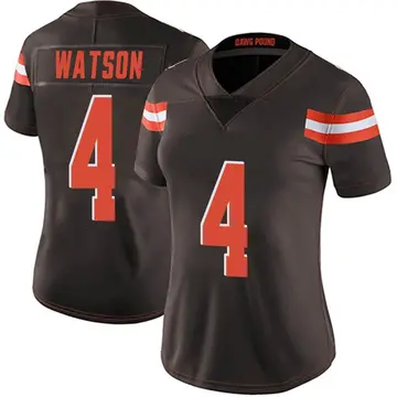 Nike Deshaun Watson Women's Limited Cleveland Browns Brown Team Color Vapor Untouchable Jersey