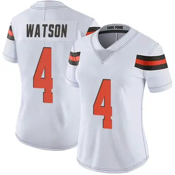 Nike Deshaun Watson Women's Limited Cleveland Browns White Vapor Untouchable Jersey