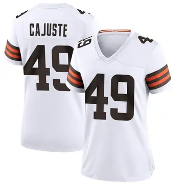 Nike Devon Cajuste Women's Game Cleveland Browns White Jersey