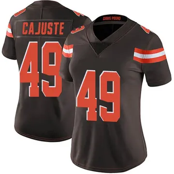 Nike Devon Cajuste Women's Limited Cleveland Browns Brown Team Color Vapor Untouchable Jersey