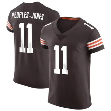 Nike Donovan Peoples-Jones Men's Elite Cleveland Browns Brown Vapor Jersey