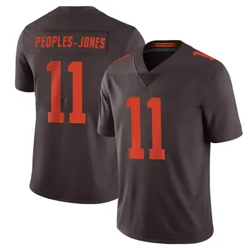 Nike Donovan Peoples-Jones Men's Limited Cleveland Browns Brown Vapor Alternate Jersey