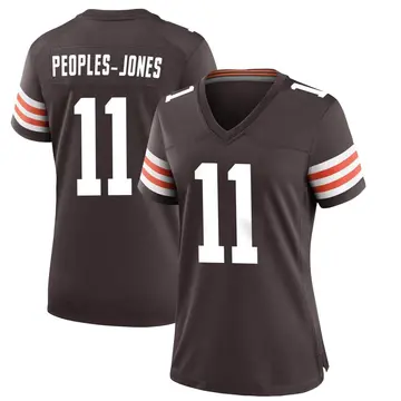Nike Donovan Peoples-Jones Women's Game Cleveland Browns Brown Team Color Jersey
