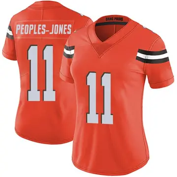 Nike Donovan Peoples-Jones Women's Limited Cleveland Browns Orange Alternate Vapor Untouchable Jersey