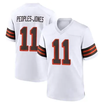 Nike Donovan Peoples-Jones Youth Game Cleveland Browns White 1946 Collection Alternate Jersey