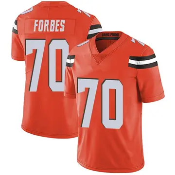 Nike Drew Forbes Men's Limited Cleveland Browns Orange Alternate Vapor Untouchable Jersey