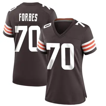 Nike Drew Forbes Women's Game Cleveland Browns Brown Team Color Jersey