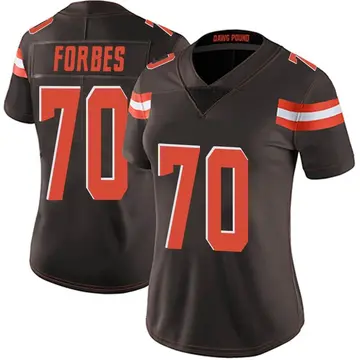Nike Drew Forbes Women's Limited Cleveland Browns Brown Team Color Vapor Untouchable Jersey