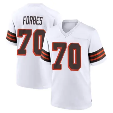 Nike Drew Forbes Youth Game Cleveland Browns White 1946 Collection Alternate Jersey