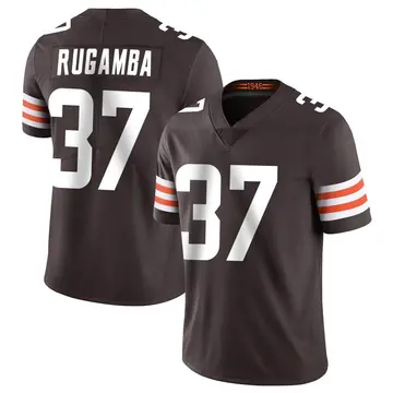 Nike Emmanuel Rugamba Men's Limited Cleveland Browns Brown Team Color Vapor Untouchable Jersey