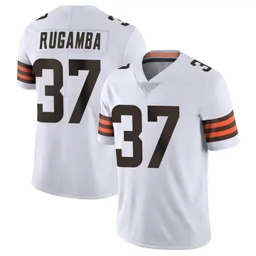 Nike Emmanuel Rugamba Men's Limited Cleveland Browns White Vapor Untouchable Jersey