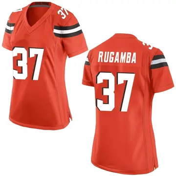 Nike Emmanuel Rugamba Women's Game Cleveland Browns Orange Alternate Jersey