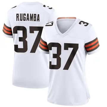 Nike Emmanuel Rugamba Women's Game Cleveland Browns White Jersey
