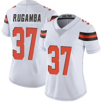 Nike Emmanuel Rugamba Women's Limited Cleveland Browns White Vapor Untouchable Jersey