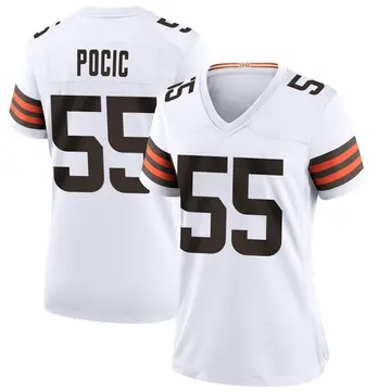 Nike Ethan Pocic Women's Game Cleveland Browns White Jersey