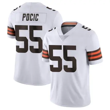 Nike Ethan Pocic Youth Limited Cleveland Browns White Vapor Untouchable Jersey