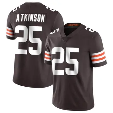 Nike George Atkinson Men's Limited Cleveland Browns Brown Team Color Vapor Untouchable Jersey