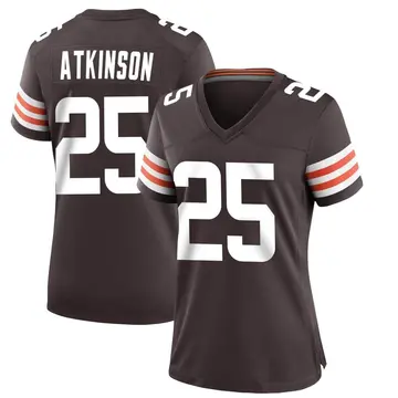 Nike George Atkinson Women's Game Cleveland Browns Brown Team Color Jersey