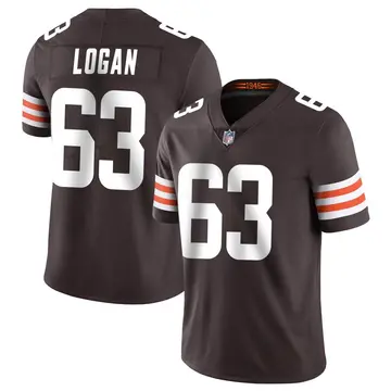 Nike Glen Logan Youth Limited Cleveland Browns Brown Team Color Vapor Untouchable Jersey