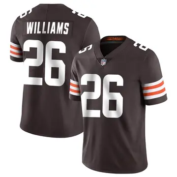 Nike Greedy Williams Men's Limited Cleveland Browns Brown Team Color Vapor Untouchable Jersey