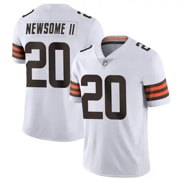 Nike Greg Newsome II Youth Limited Cleveland Browns White Vapor Untouchable Jersey