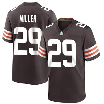 Nike Herb Miller Youth Game Cleveland Browns Brown Team Color Jersey